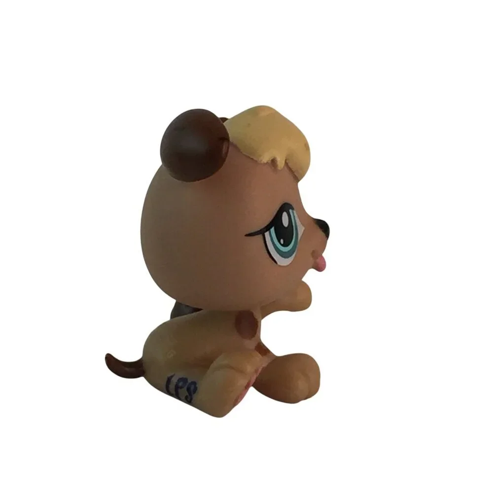 Littlest Pet Shop LPS‎ Petriplet Dogs #1338 Brown #134 Tan Puppy Figures
